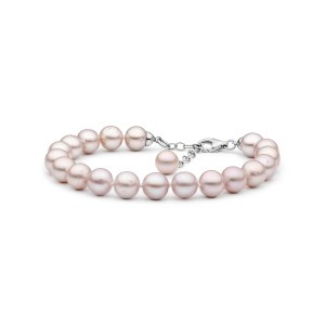 Bratara perle naturale roz pudra si argint DiAmanti FARL885-B-G (Argint 925‰ 1,2 g.)